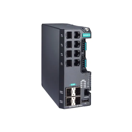 MOXA EDS-G4012-8P-4QGS-LVB-T Managed Ethernet Switch