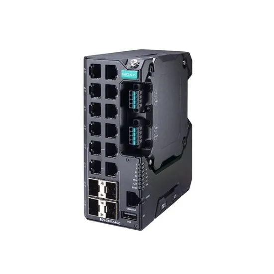 MOXA EDS-G4012-8P-4QGS-LVB-T Managed Ethernet Switch