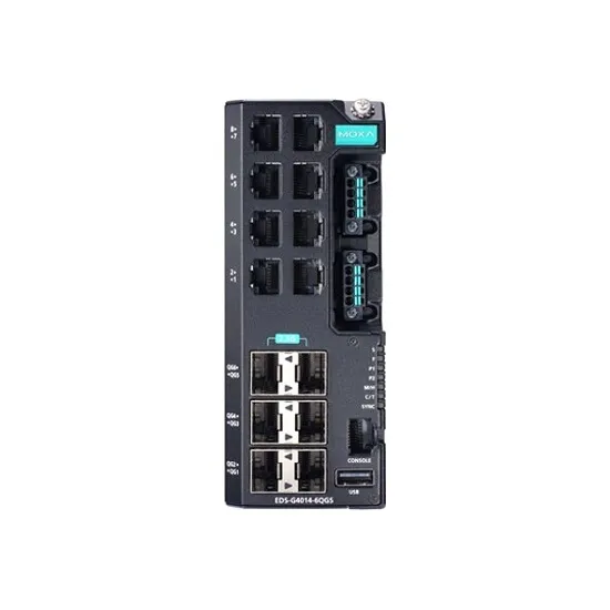 MOXA EDS-G4014-6QGS-LV Managed Ethernet Switch