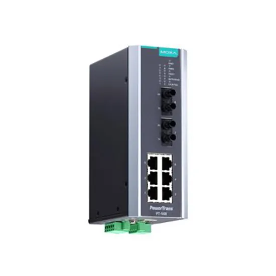 MOXA PT-508-MM-ST-HV Managed Ethernet Switch