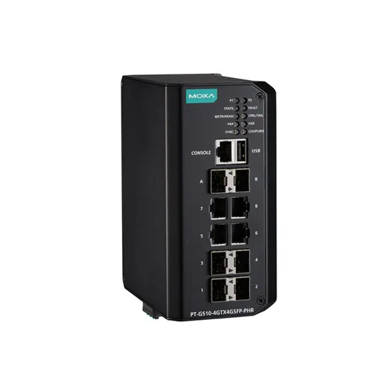 MOXA PT-G510-4GTX4GSFP-PHR-HV Managed Ethernet Switch