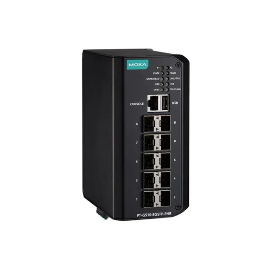 MOXA PT-G510-8GSFP-PHR-HV-CT Managed Ethernet Switch