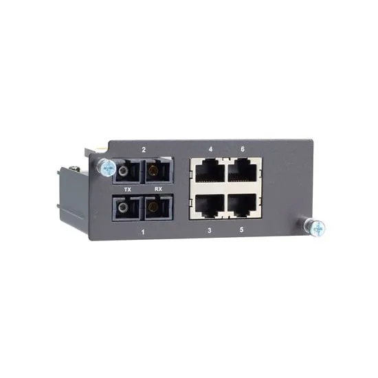 MOXA PM-7200-2SSC4TX Fiber Ethernet Module