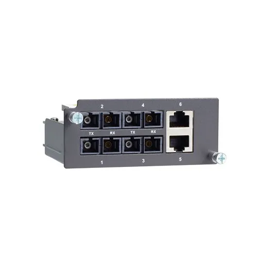 MOXA PM-7200-4SSC2TX Fiber Ethernet Module