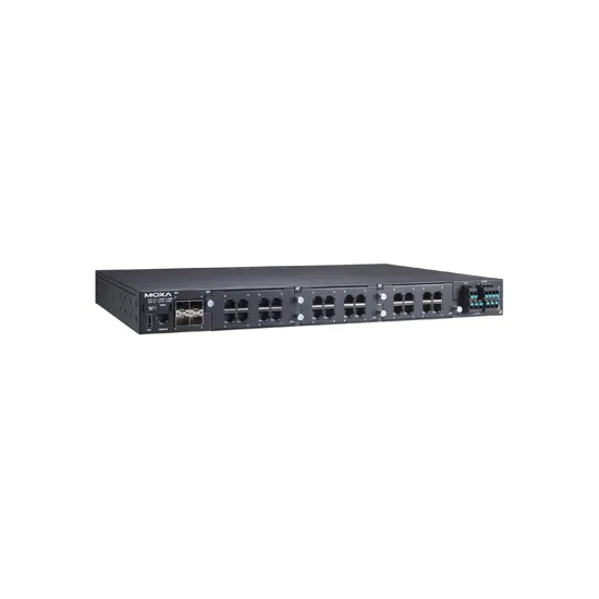 MOXA RKS-G4028-L3-PoE-4GS-2LV-T Rackmount Ethernet Switch