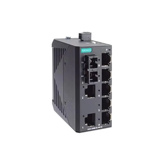 MOXA EDS-2008-EL-M-SC-T Unmanaged Ethernet Switch