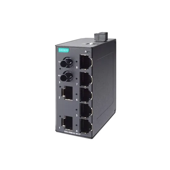 MOXA EDS-2008-EL-M-ST-T Unmanaged Ethernet Switch
