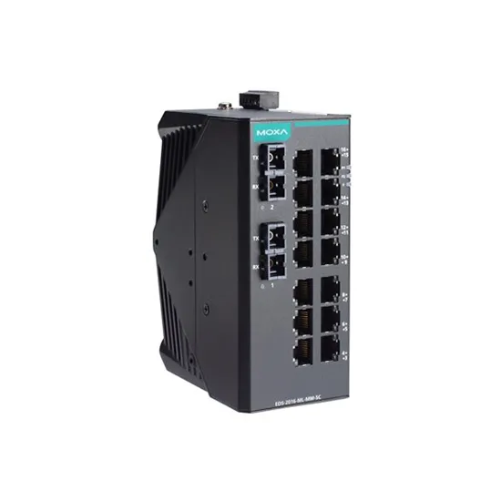 MOXA EDS-2016-ML-SS-SC Unmanaged Ethernet Switch