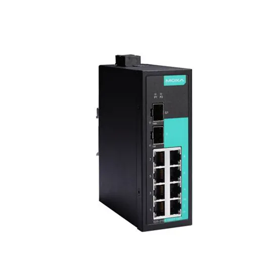 MOXA EDS-210A-1GSFP-1SFP-T Unmanaged Ethernet Switch