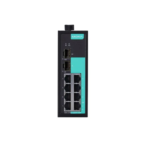 MOXA EDS-210A-1GSFP-1SFP-T Unmanaged Ethernet Switch