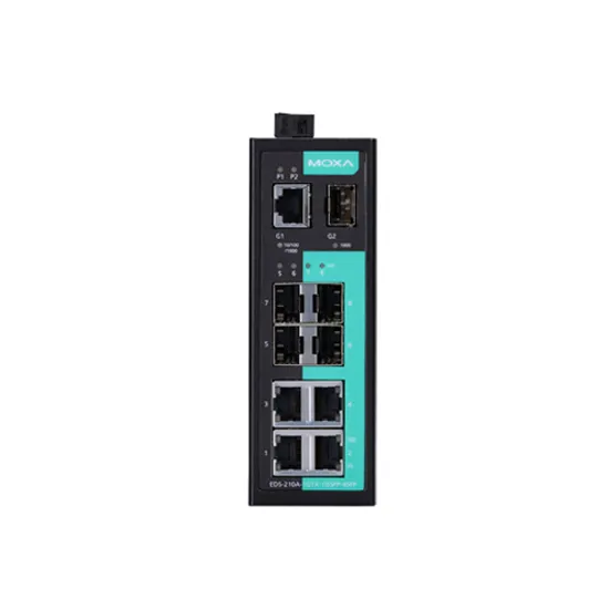 MOXA EDS-210A-1GTX-1GSFP-4SFP-T Unmanaged Ethernet Switch