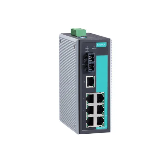 MOXA EDS-308-S-SC-T Unmanaged Ethernet Switch