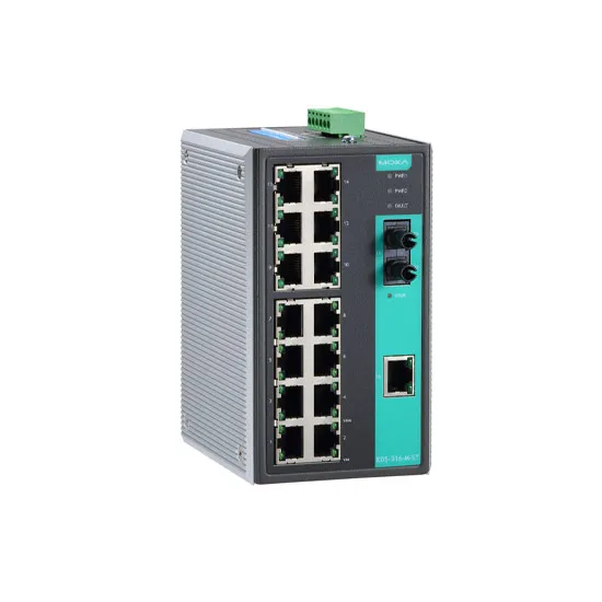 MOXA EDS-316-M-ST-T Unmanaged Ethernet Switch