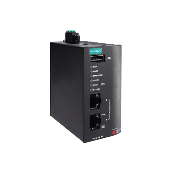 MOXA IEC-G102-BP-Pro IPS with Hardware Bypass