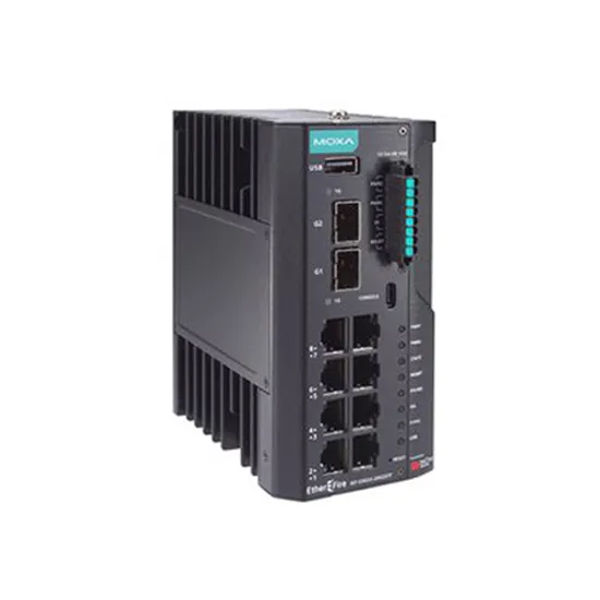 MOXA IEF-G9010-2MGSFP-Pro-H Industrial IPS Firewall