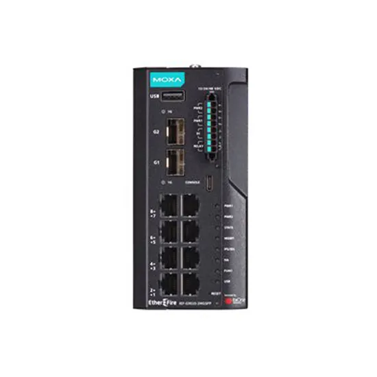 MOXA IEF-G9010-2MGSFP-Pro-H Industrial IPS Firewall