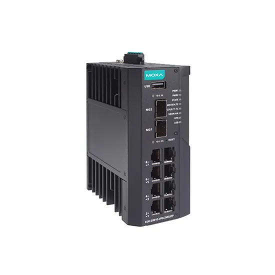 MOXA EDR-G9010-VPN-2MGSFP-HV-T Industrial Secure Router