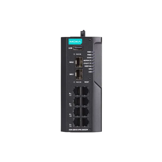 MOXA EDR-G9010-VPN-2MGSFP-HV-T Industrial Secure Router