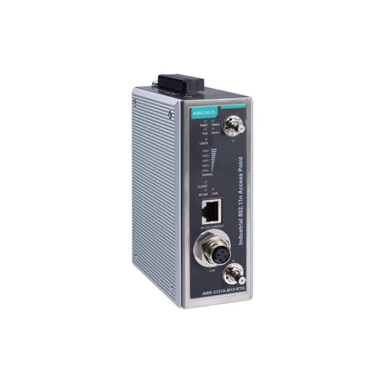 MOXA AWK-3131A-M12-RTG-US-CT-T Wireless Access Point