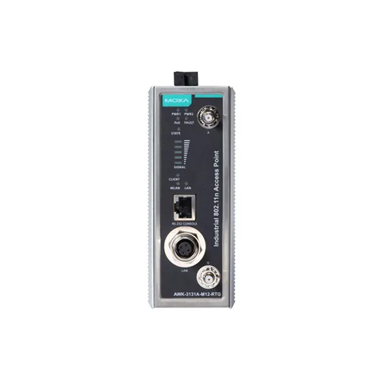 MOXA AWK-3131A-M12-RTG-US-T Wireless Access Point