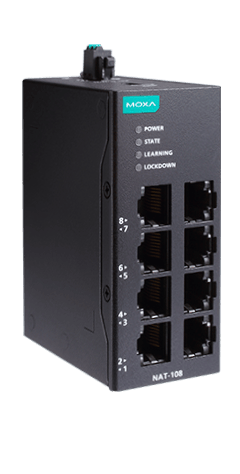 Moxa NAT-108 Series industrial NAT device
