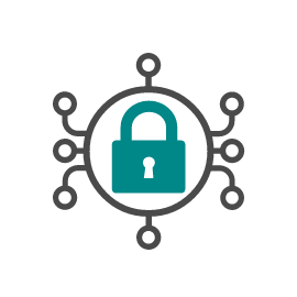 Cybersecurity icon